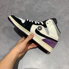 NIKE AIR JORDAN 1 MID SE VARSITY PURPLE 852542 105 SIZE 42.5 - GIÀY 2HAND CHÍNH HÃNG