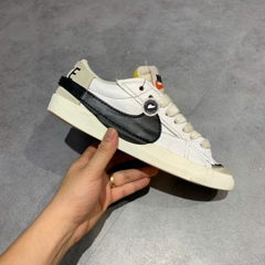 👟 NIKE BLAZER LOW '77 JUMBO 'WHITE BLACK' DN2158-101 SIZE 41 - GIÀY 2HAND CHÍNH HÃNG 👟