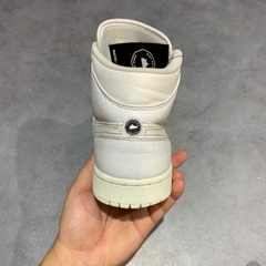 NIKE AIR JORDAN 1 MID 'TRIPLE WHITE' – 554724-109 – SIZE 41 – GIÀY 2HAND CHÍNH HÃNG