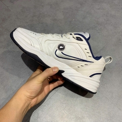 👟 NIKE AIR MONARCH IV WHITE NAVY 415445-102 SIZE 42 - GIÀY 2HAND CHÍNH HÃNG 👟