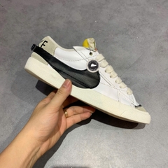 👟 NIKE BLAZER LOW '77 JUMBO 'WHITE BLACK' DN2158-101 SIZE 42 - GIÀY 2HAND CHÍNH HÃNG 👟