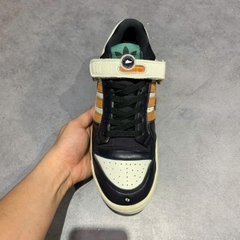 ADIDAS FORUM 84 LOW 'ORBIT GREY FOCUS ORANGE' – GX2161 – SIZE 42 2/3 – GIÀY 2HAND CHÍNH HÃNG