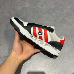 ADIDAS NEO ENTRAP 'WHITE BLACK RED' FZ1117 SIZE 40 GIÀY 2HAND CHÍNH HÃNG