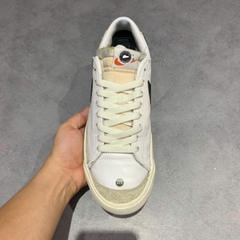 NIKE BLAZER LOW '77 VINTAGE WHITE BLACK' - DA6364-101 - GIÀY 2HAND CHÍNH HÃNG