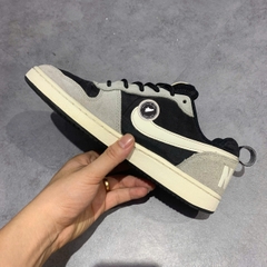 NIKE COURT BOROUGH LOW PREMIUM 'BLACK GREY SAIL' – 844881 005 – GIÀY 2HAND CHÍNH HÃNG