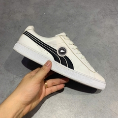 PUMA BASKET CLASSIC BADGE 'WHITE BLACK' – 362550 01 – GIÀY 2HAND CHÍNH HÃNG