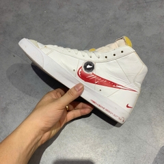 NIKE BLAZER MID '77 VINTAGE WHITE BLACK – CW7580-100 – GIÀY 2HAND