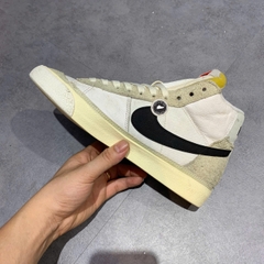 NIKE BLAZER MID '77 PRO CLUB 'REMASTERED – LIGHT BONE BLACK' – DQ7673-100 – GIÀY 2HAND CHÍNH HÃNG