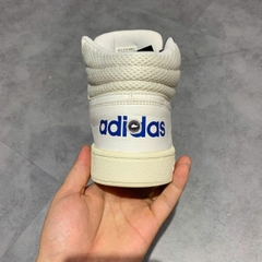 ADIDAS HOOPS 2.0 MID 'WHITE BLUE RED' EE7382 SIZE 42 2/3 GIÀY 2HAND CHÍNH HÃNG