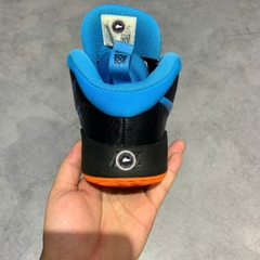 NIKE TEAM HUSTLE D 9 'BLACK/BLUE ORANGE' AQ4224-006 SIZE 40 – GIÀY 2HAND CHÍNH HÃNG