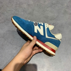 👟 NEW BALANCE 574 'RAINBOW PACK – NATURAL INDIGO' – ML574HC2 SIZE 41.5 GIÀY 2HAND CHÍNH HÃNG