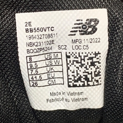 NEW BALANCE 550 'SEA SALT PINE GREEN' BB550VTC - GIÀY 2HAND