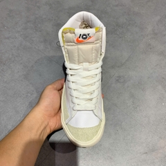 NIKE BLAZER MID '77 VINTAGE WHITE/BLACK CZ1055-100 SIZE 37.5 GIÀY 2HAND CHÍNH HÃNG