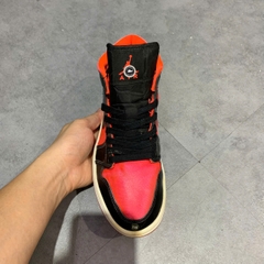 AIR JORDAN 1 MID 'HOT PUNCH' BQ6472-600 SIZE 36.5 GIÀY 2HAND CHÍNH HÃNG
