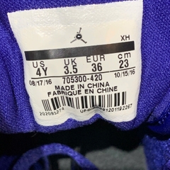 AIR JORDAN 1 RETRO HIGH BG 'DEEP ROYAL BLUE' 705300-420 SIZE 36 GIÀY 2HAND CHÍNH HÃNG