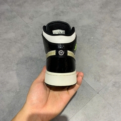JORDAN 1 MID SE WHITE BLACK GRAFFITI DC4099-100 SIZE 37.5 GIÀY 2HAND CHÍNH HÃNG