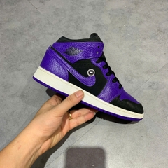 AIR JORDAN 1 MID 'DARK CONCORD' 554725-051 SIZE 36.5 GIÀY 2HAND CHÍNH HÃNG