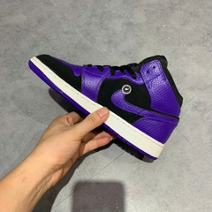 AIR JORDAN 1 MID 'DARK CONCORD' 554725-051 SIZE 36.5 GIÀY 2HAND CHÍNH HÃNG