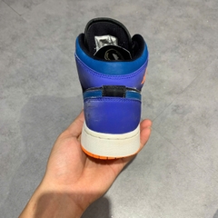 NIKE AIR JORDAN 1 MID GS RACER BLUE - 554725 440 SIZE 38.5 GIÀY 2HAND CHÍNH HÃNG
