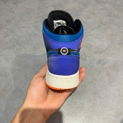 NIKE AIR JORDAN 1 MID GS RACER BLUE - 554725 440 SIZE 38.5 GIÀY 2HAND CHÍNH HÃNG