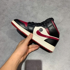 NIKE AIR JORDAN 1 MID GS ‘GYM RED’ - 554725 066 SIZE 38 GIÀY 2HAND CHÍNH HÃNG