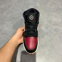 NIKE AIR JORDAN 1 MID GS ‘GYM RED’ - 554725 066 SIZE 38 GIÀY 2HAND CHÍNH HÃNG