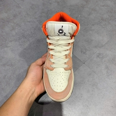 NIKE AIR JORDAN 1 MID SE GS “TAXI ORANGE” - DV1336 800 SIZE 37.5 GIÀY 2HAND CHÍNH HÃNG