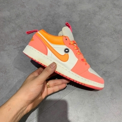 NIKE AIR JORDAN 1 MID SE GS “ORANGE SUEDE” - DJ0530 801 SIZE 37.5 GIÀY 2HAND CHÍNH HÃNG