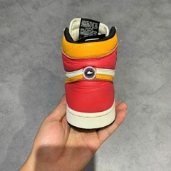 JORDAN 1 RETRO HIGH OG LIGHT FUSION RED 555088-603 SIZE 38 GIÀY 2HAND CHÍNH HÃNG