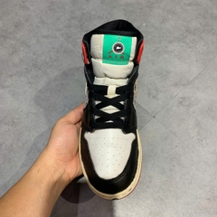 NIKE AIR JORDAN 1 MID SE “WHITE BLACK MULTI-COLOR” - DM1208 150 SIZE 39 GIÀY 2HAND CHÍNH HÃNG