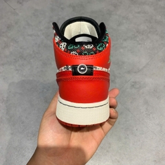 NIKE AIR JORDAN 1 MID SE “WHITE BLACK MULTI-COLOR” - DM1208 150 SIZE 37.5 GIÀY 2HAND CHÍNH HÃNG
