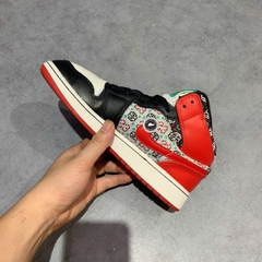 NIKE AIR JORDAN 1 MID SE “WHITE BLACK MULTI-COLOR” - DM1208 150 SIZE 37.5 GIÀY 2HAND CHÍNH HÃNG