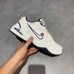 NIKE AIR MONARCH IV 'WHITE/NAVY' 415445-102 SIZE 42.5 GIÀY 2HAND CHÍNH HÃNG
