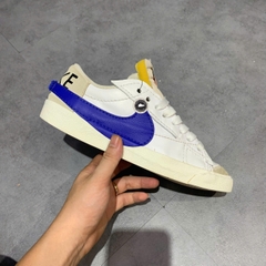 NIKE BLAZER LOW '77 JUMBO 'WHITE OLD ROYAL' DQ8768-100 SIZE 42.5 GIÀY 2HAND CHÍNH HÃNG