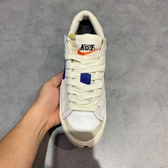 NIKE BLAZER LOW '77 JUMBO 'WHITE OLD ROYAL' DQ8768-100 SIZE 42 GIÀY 2HAND CHÍNH HÃNG