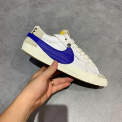 NIKE BLAZER LOW '77 JUMBO 'WHITE OLD ROYAL' DQ8768-100 SIZE 42 GIÀY 2HAND CHÍNH HÃNG