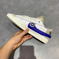 NIKE BLAZER LOW 77 JUMBO WHITE OLD ROYAL – DQ8768 100 SIZE 43 GIÀY 2HAND CHÍNH HÃNG