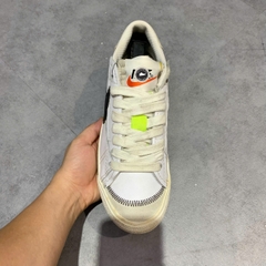 NIKE BLAZER LOW ’77 JUMBO WHITE BLACK DN2158 101 SIZE 43 GIÀY 2HAND CHÍNH HÃNG
