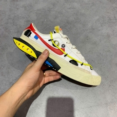 NIKE X OFF-WHITE BLAZER LOW 'WHITE UNIVERSITY RED' DH7863-100 SIZE 43 GIÀY 2HAND