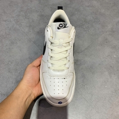 NIKE COURT BOROUGH LOW 2 (GS) WHITE/BLACK BQ5448-104 SIZE 40 GIÀY 2HAND CHÍNH HÃNG