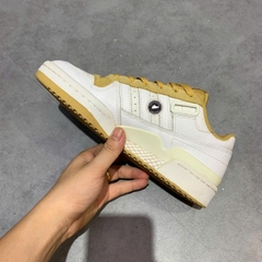 ADIDAS FORUM LOW WHITE BROWN GX9399 SIZE 40 GIÀY 2HAND CHÍNH HÃNG