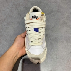 NIKE BLAZER LOW '77 JUMBO WHITE OLD ROYAL DQ8768-100 SIZE 40.5 GIÀY 2HAND CHÍNH HÃNG
