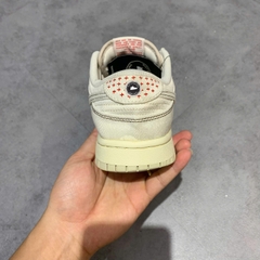 NIKE DUNK LOW SE 'SASHIKO - LIGHT OREWOOD BROWN' DV0834-100 SIZE 40.5 GIÀY 2HAND CHÍNH HÃNG