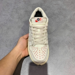 NIKE DUNK LOW SE 'SASHIKO - LIGHT OREWOOD BROWN' DV0834-100 SIZE 40.5 GIÀY 2HAND CHÍNH HÃNG