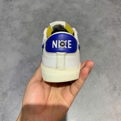 NIKE BLAZER LOW '77 VINTAGE WHITE HYPER ROYAL DA6364-103 SIZE 40 GIÀY 2HAND CHÍNH HÃNG