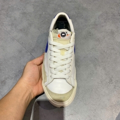 NIKE BLAZER LOW '77 VINTAGE WHITE HYPER ROYAL DA6364-103 SIZE 40 GIÀY 2HAND CHÍNH HÃNG