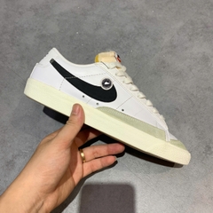 NIKE BLAZER LOW '77 VINTAGE WHITE/BLACK DA6364-101 SIZE 40.5 GIÀY 2HAND CHÍNH HÃNG