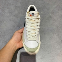NIKE BLAZER LOW '77 VINTAGE WHITE/BLACK DA6364-101 SIZE 40.5 GIÀY 2HAND CHÍNH HÃNG