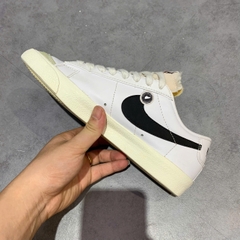 NIKE BLAZER LOW '77 VINTAGE WHITE/BLACK DA6364-101 SIZE 40.5 GIÀY 2HAND CHÍNH HÃNG
