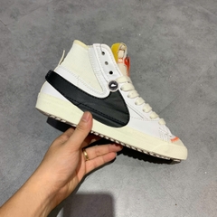 NIKE BLAZER MID '77 JUMBO WHITE/BLACK DD3111-100 SIZE 40.5 GIÀY 2HAND CHÍNH HÃNG